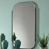 Hot Wohnen 101x61x2 Retro Hängespiegel mit Glasrahmen - Bageria