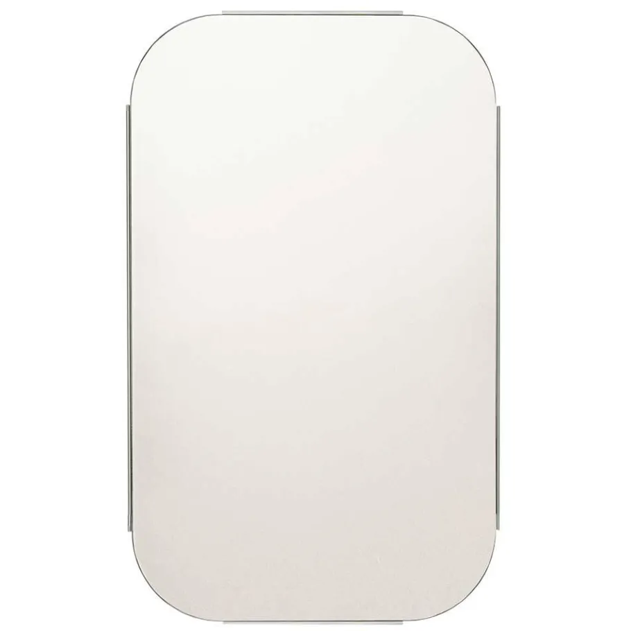 Hot Wohnen 101x61x2 Retro Hängespiegel mit Glasrahmen - Bageria