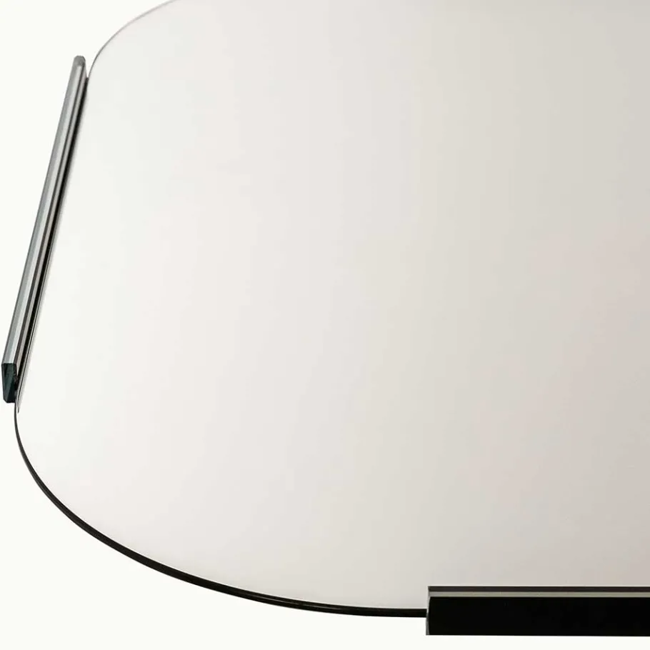 Hot Wohnen 101x61x2 Retro Hängespiegel mit Glasrahmen - Bageria