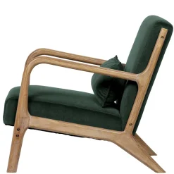 Best Wohnen 67x75x82 Retro Polstersessel mit Holzgestell - Narcissa