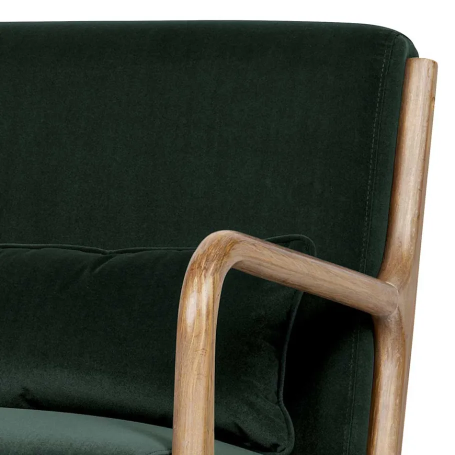 Best Wohnen 67x75x82 Retro Polstersessel mit Holzgestell - Narcissa