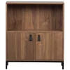 Best Wohnen 81x81x35 Retro Schrank mit Fach & 2 Türen - Bradley