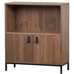 Best Wohnen 81x81x35 Retro Schrank mit Fach & 2 Türen - Bradley