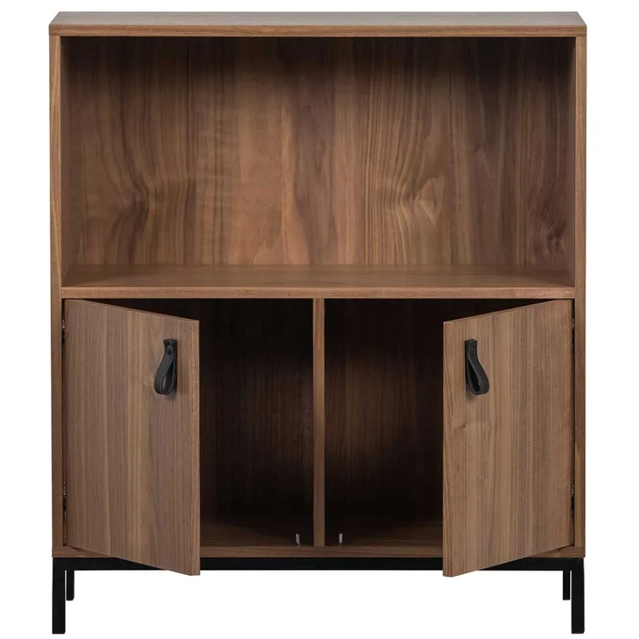 Best Wohnen 81x81x35 Retro Schrank mit Fach & 2 Türen - Bradley