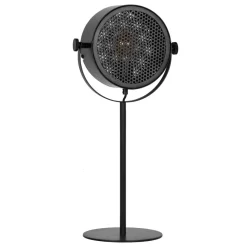 Hot Wohnen 20x60x20 Retro Tischleuchte in Schwarz - Nadelles