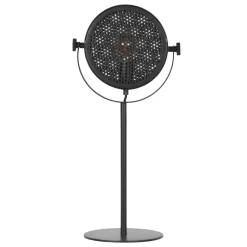 Hot Wohnen 20x60x20 Retro Tischleuchte in Schwarz - Nadelles