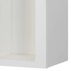 Discount Wohnen 80x53x23 Retro Wandregal in Weiß lackiert - Tom