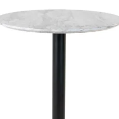 Outlet Wohnen 70x105x70 Runder Stehtisch in Marmoroptik - Fredira