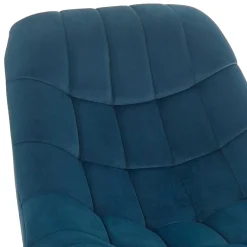 Online Wohnen 76x86x86 Samt Loungestuhl in Blau - Sixtys