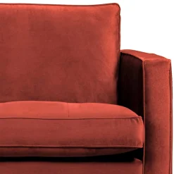 Sale Wohnen 230x83x88 Samt Wohnzimmercouch in Kastanien Braun - Enzing