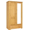 Wohnen 106x191x59 Schlafzimmer Schrank in Kiefer Natur - Imressa I