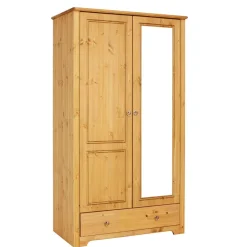 Wohnen 106x191x59 Schlafzimmer Schrank in Kiefer Natur - Imressa I