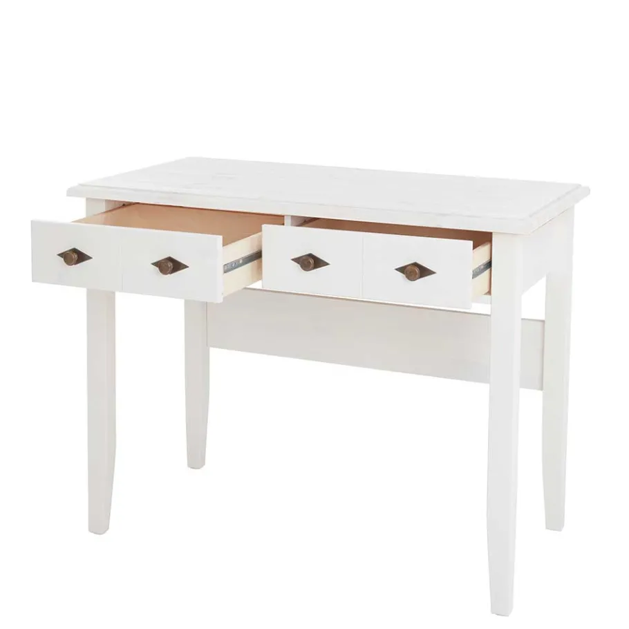 Outlet Wohnen 102x79x53 Schmaler Schreibtisch Konsolentisch - Satumare