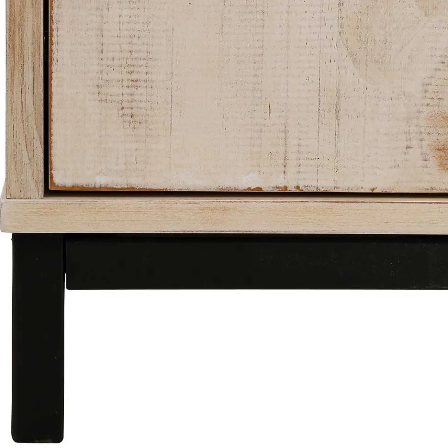 Discount Wohnen 110x140x39 Schrank mit 3 Türen & 3 Fächern - Pseino