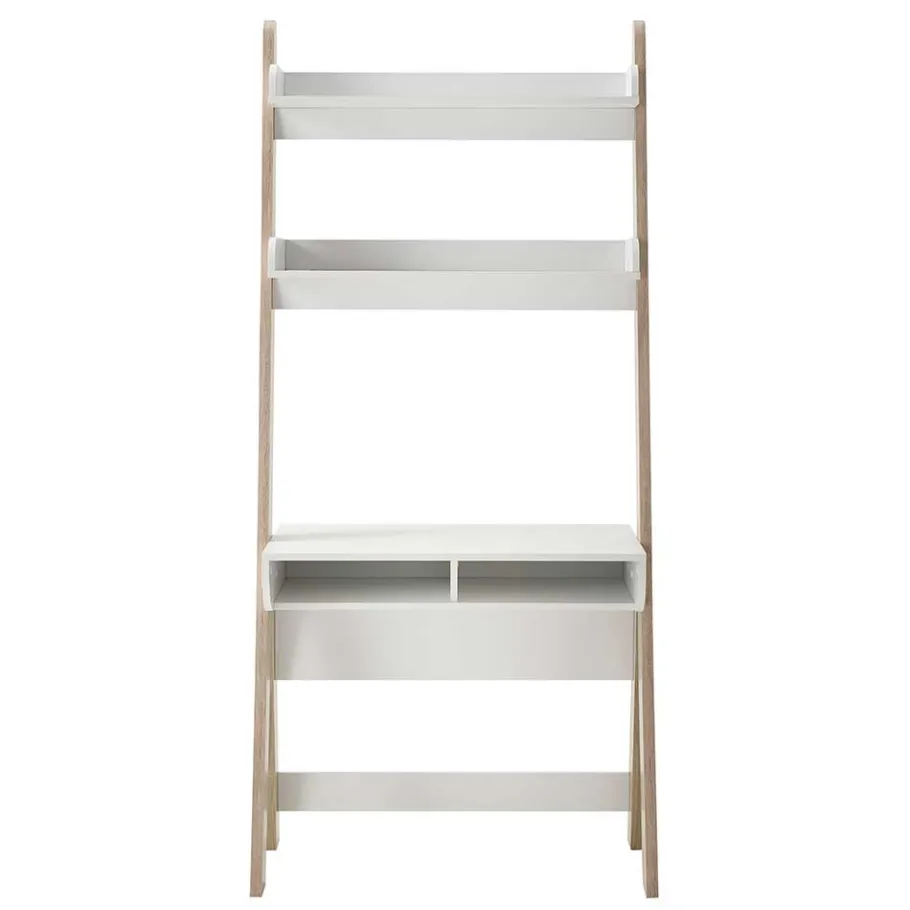 Sale Wohnen 85x182x48 Schreibtisch im Regal in Weiß - Igliov