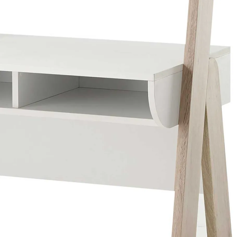 Sale Wohnen 85x182x48 Schreibtisch im Regal in Weiß - Igliov
