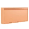 Online Wohnen 75x38x13 Schuhschrank mit Klappe aus Stahl - Manty