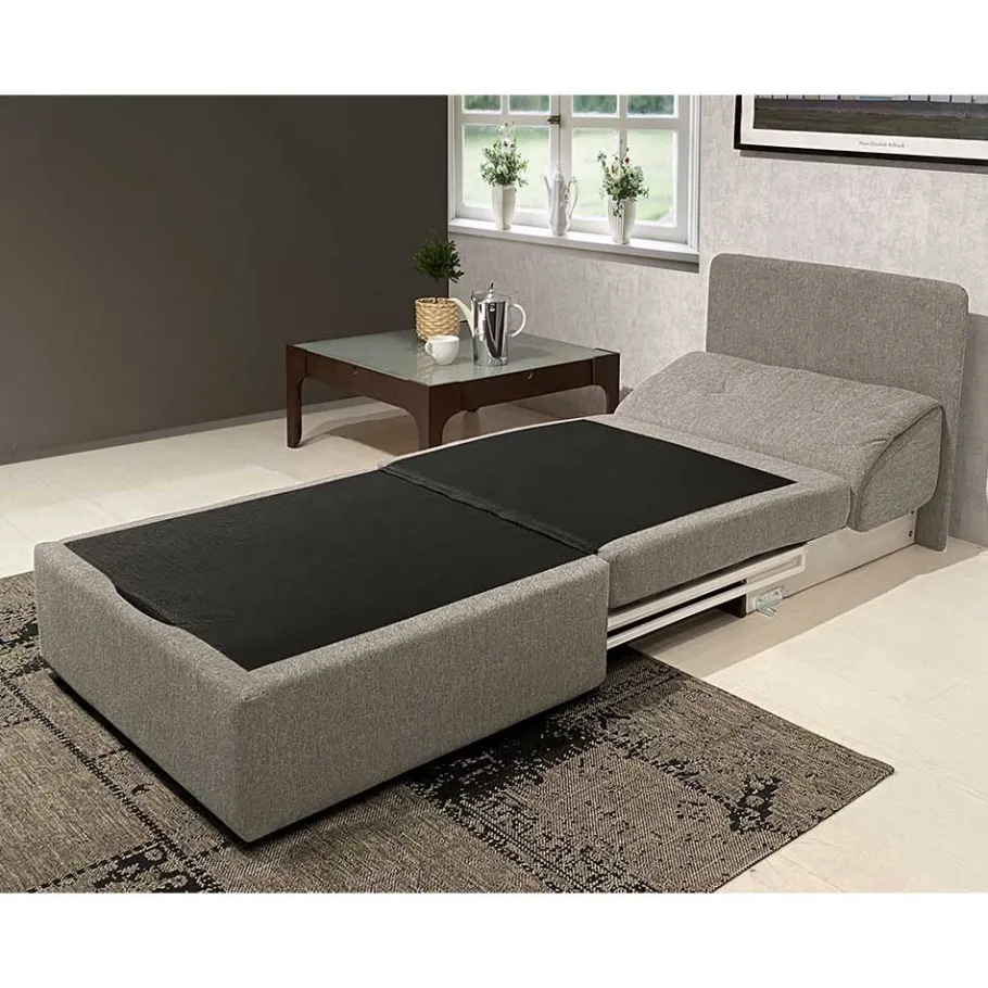 Discount Wohnen 80x80x84 Sessel ohne Armlehnen mit Bettfunktion - Corisma
