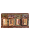 Online Wohnen 160x80x40 Shabby Chic Sideboard auf Sockel - Jamaica