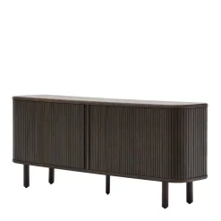 Wohnen 180x75x40 Sideboard in Schwarzbraun Esche - Tadaco
