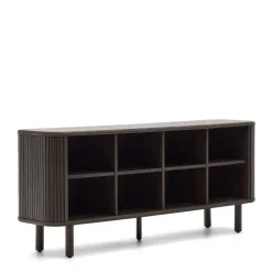 Wohnen 180x75x40 Sideboard in Schwarzbraun Esche - Tadaco