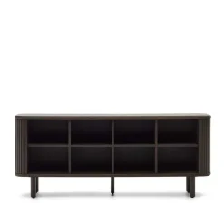 Wohnen 180x75x40 Sideboard in Schwarzbraun Esche - Tadaco
