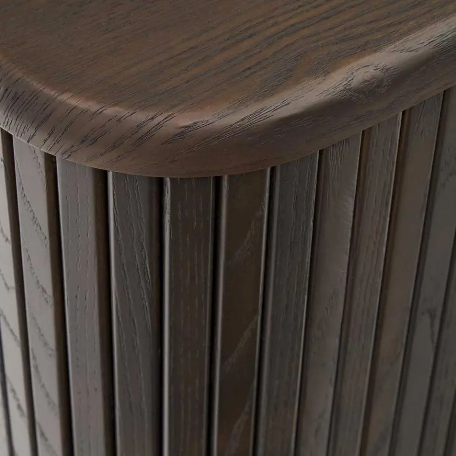 Wohnen 180x75x40 Sideboard in Schwarzbraun Esche - Tadaco