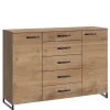 Best Wohnen 162x102x41 Sideboard mit 5 Schubladen & 2 Türen - Casai