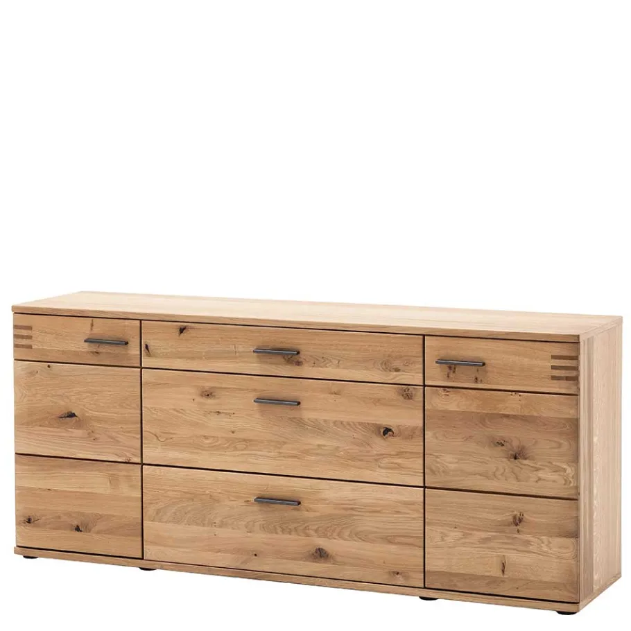 Clearance Wohnen 180x78x44 Sideboard mit Furnier Eiche Bianco - Crupean