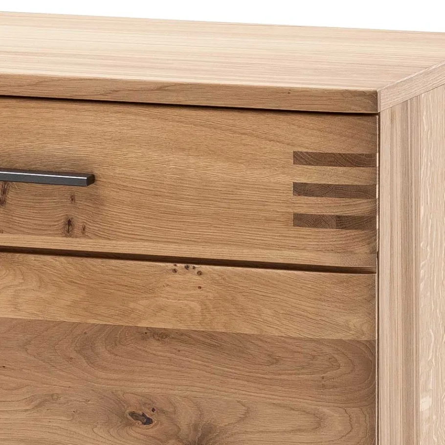 Clearance Wohnen 180x78x44 Sideboard mit Furnier Eiche Bianco - Crupean
