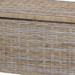 Hot Wohnen 90x51x45 Sitztruhe aus Rattan Geflecht - Oleda
