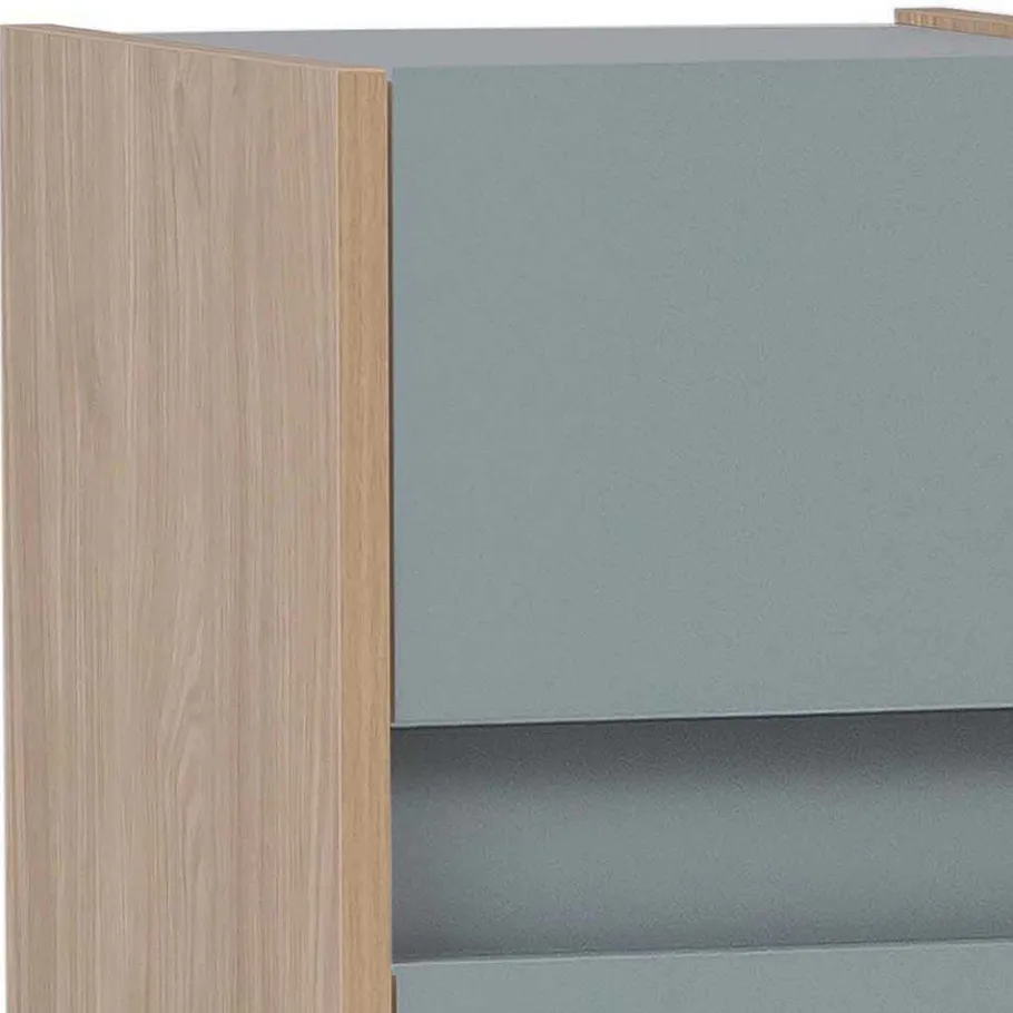 Clearance Wohnen 30x90x33 Skandi Bad Unterschrank in Hellblau - Settas