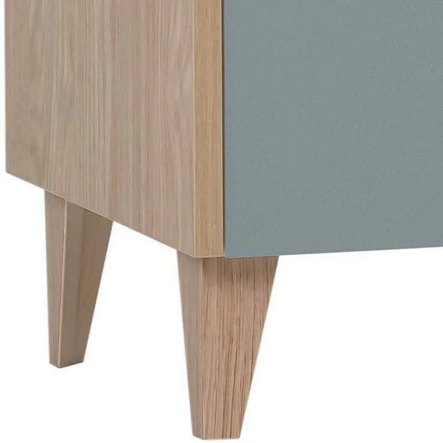 Clearance Wohnen 30x90x33 Skandi Bad Unterschrank in Hellblau - Settas