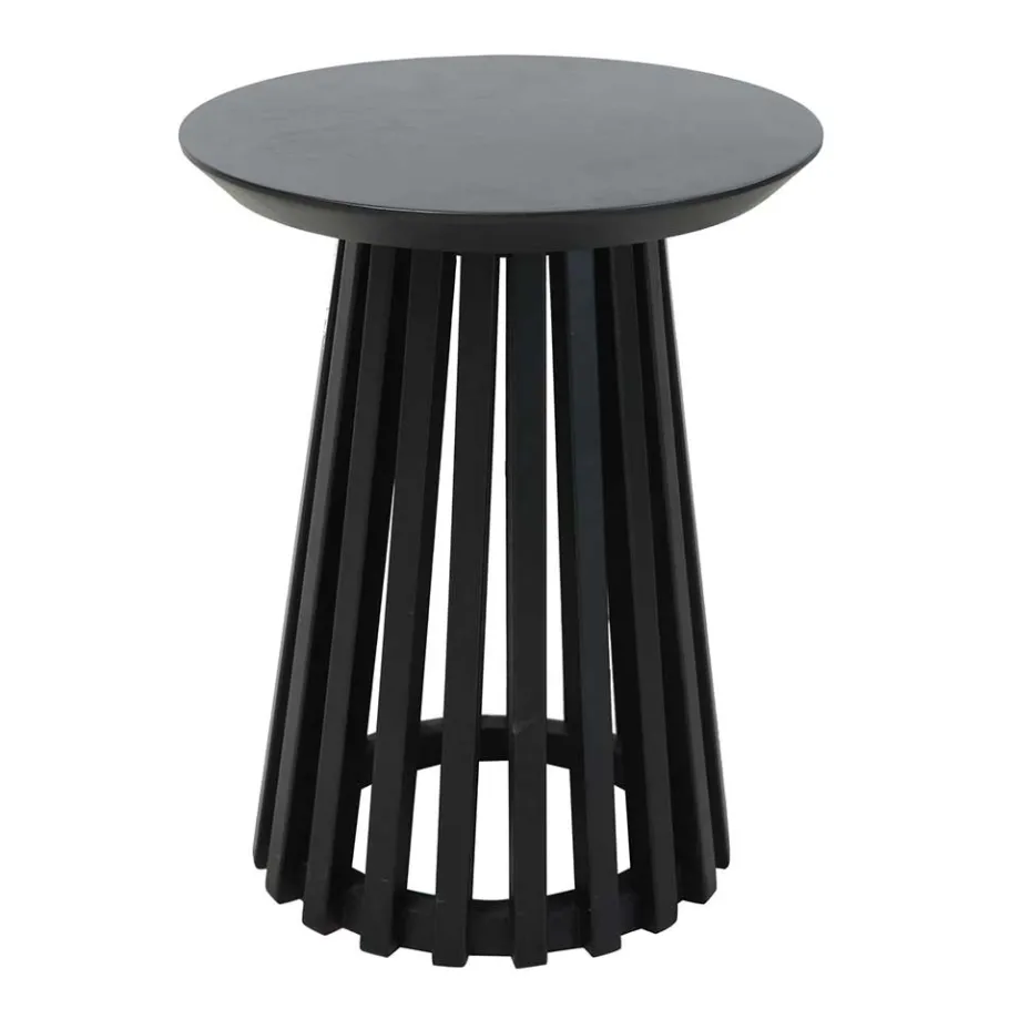 Best Wohnen 40x50x40 Skandi Beistelltisch in Schwarz - Adison
