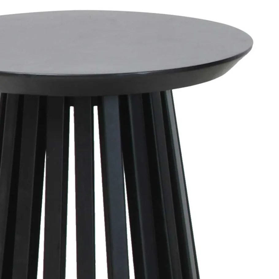 Best Wohnen 40x50x40 Skandi Beistelltisch in Schwarz - Adison