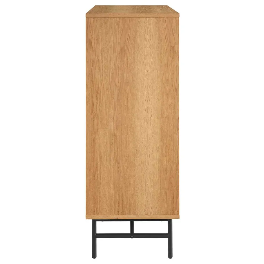 Sale Wohnen 80x113x40 Skandi Hochkommode in Eiche - Piassona