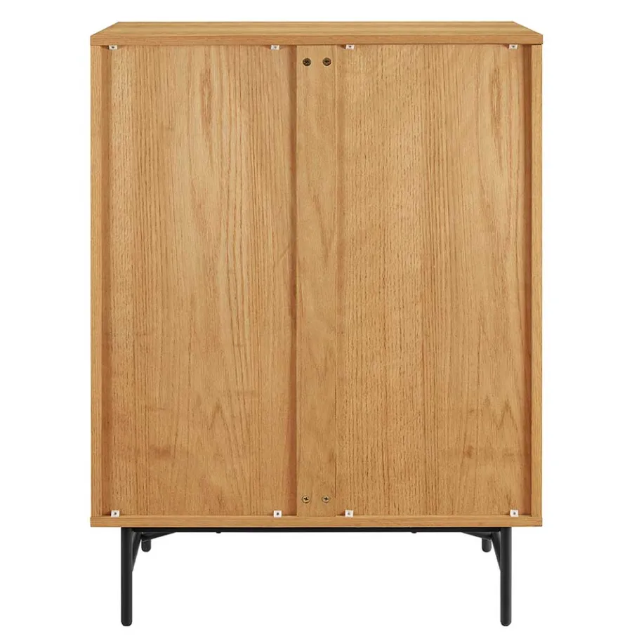 Sale Wohnen 80x113x40 Skandi Hochkommode in Eiche - Piassona
