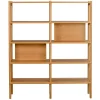 New Wohnen 140x166x36 Skandi Regal mit acht Fächern - Esman