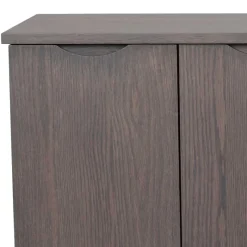 Clearance Wohnen 150x85x40 Skandi Sideboard in Eiche Dunkelbraun - Lomarios