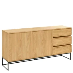 Hot Wohnen 160x78x42 Skandi Sideboard mit Bügelgestell - Moda