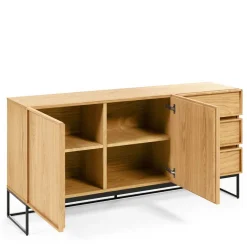 Hot Wohnen 160x78x42 Skandi Sideboard mit Bügelgestell - Moda