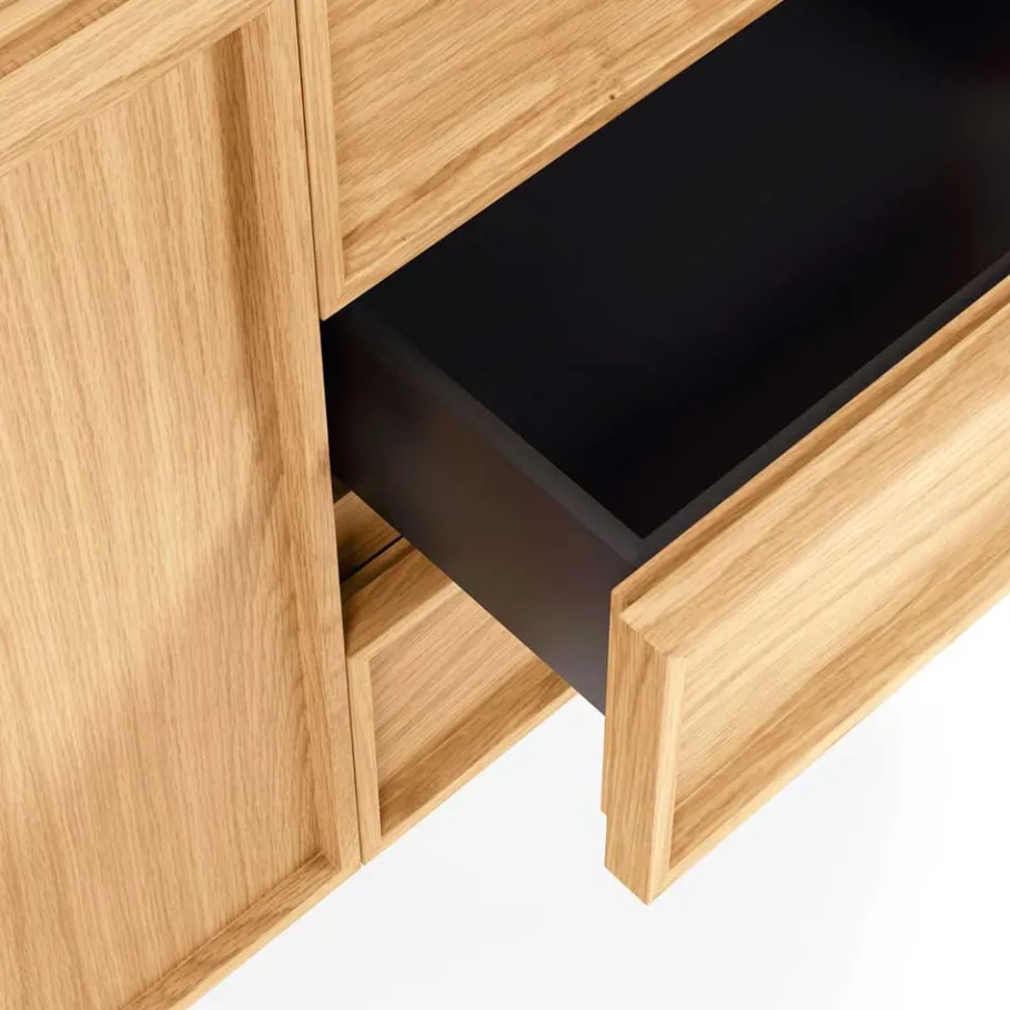 Hot Wohnen 160x78x42 Skandi Sideboard mit Bügelgestell - Moda