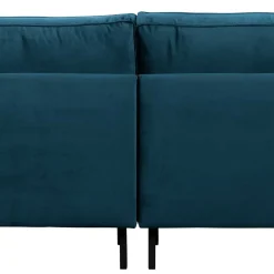 Best Wohnen 275x83x88 Sofa mit blauem Bezug aus Samt - Cumagon