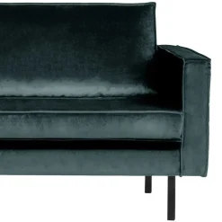 Best Wohnen 203x85x86 Sofaliege in Blau Samt - Fledos