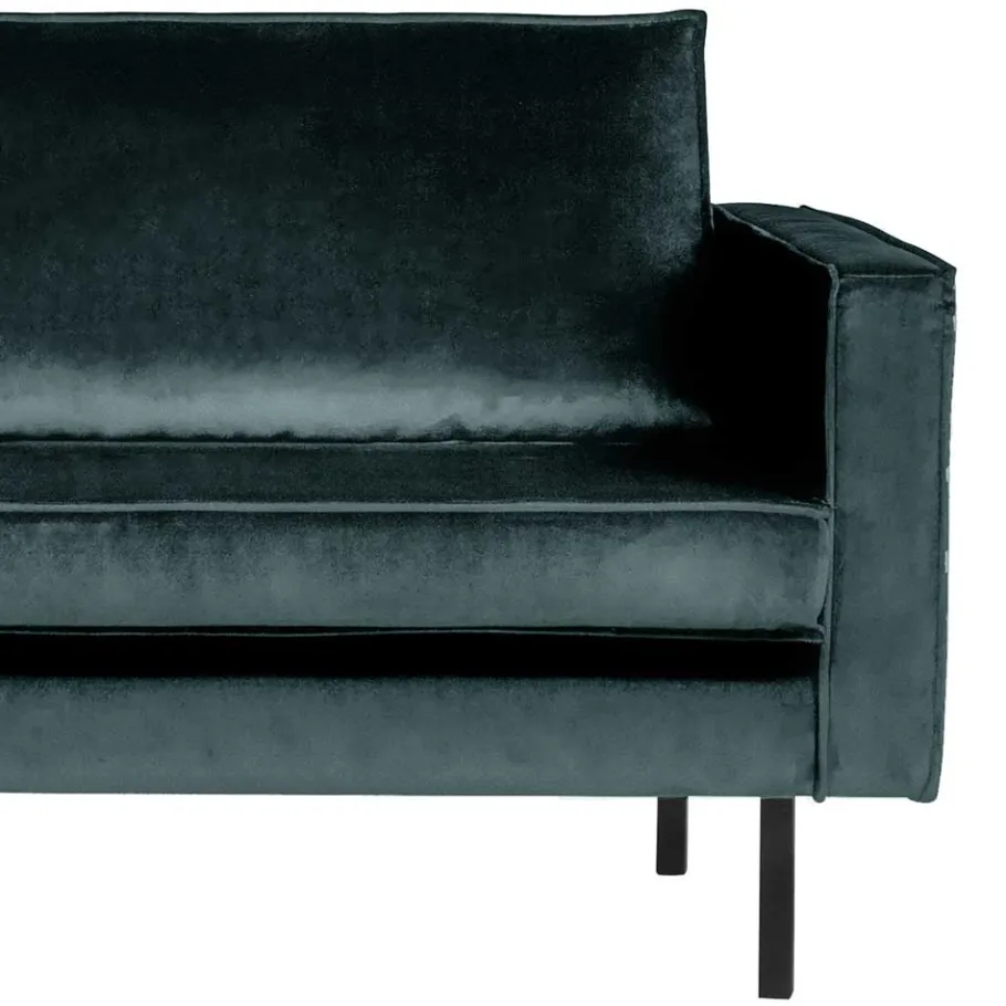 Best Wohnen 203x85x86 Sofaliege in Blau Samt - Fledos