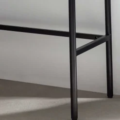 Sale Wohnen 120x75x50 Stilvoller Schreibtisch in Schwarz & Eiche - Varaba
