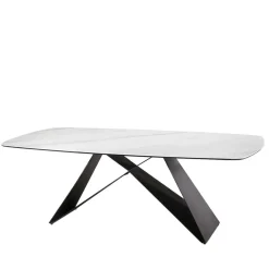 Best Wohnen 220x76x110 Tisch in Marmoroptik Keramikplatte - Vainy