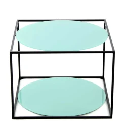 Best Wohnen 50x36x50 Tischchen in Mintgrün & Schwarz - Vita