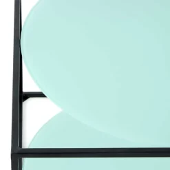 Best Wohnen 50x36x50 Tischchen in Mintgrün & Schwarz - Vita