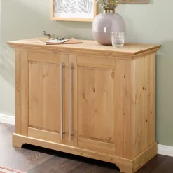 Clearance Wohnen 94x70x39 Türen Kommode - modernes Landhaus - Noellisa